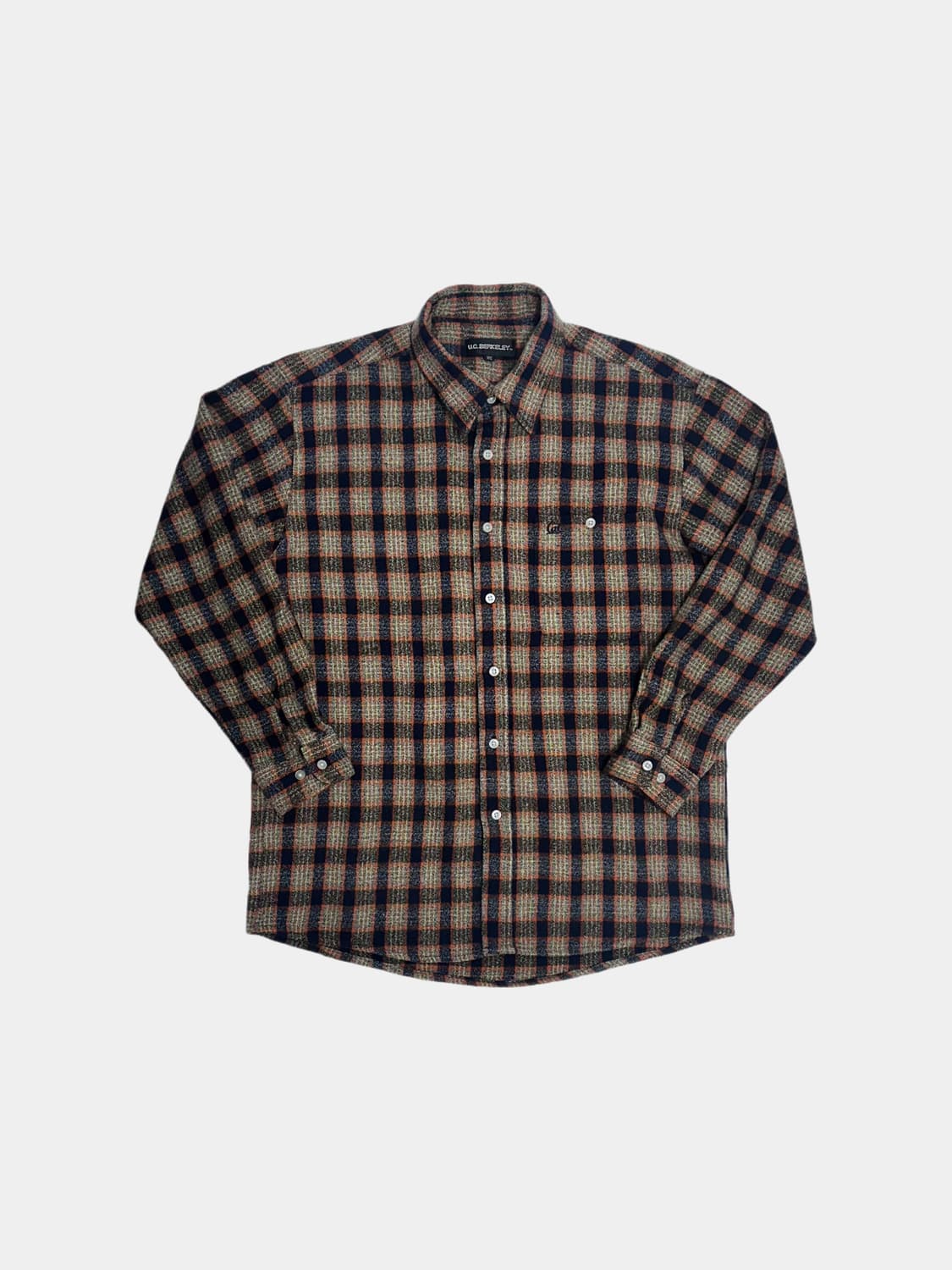 U.C. berkeley 유씨버클리 울 플란넬 체크 남방 셔츠 상품이미지4