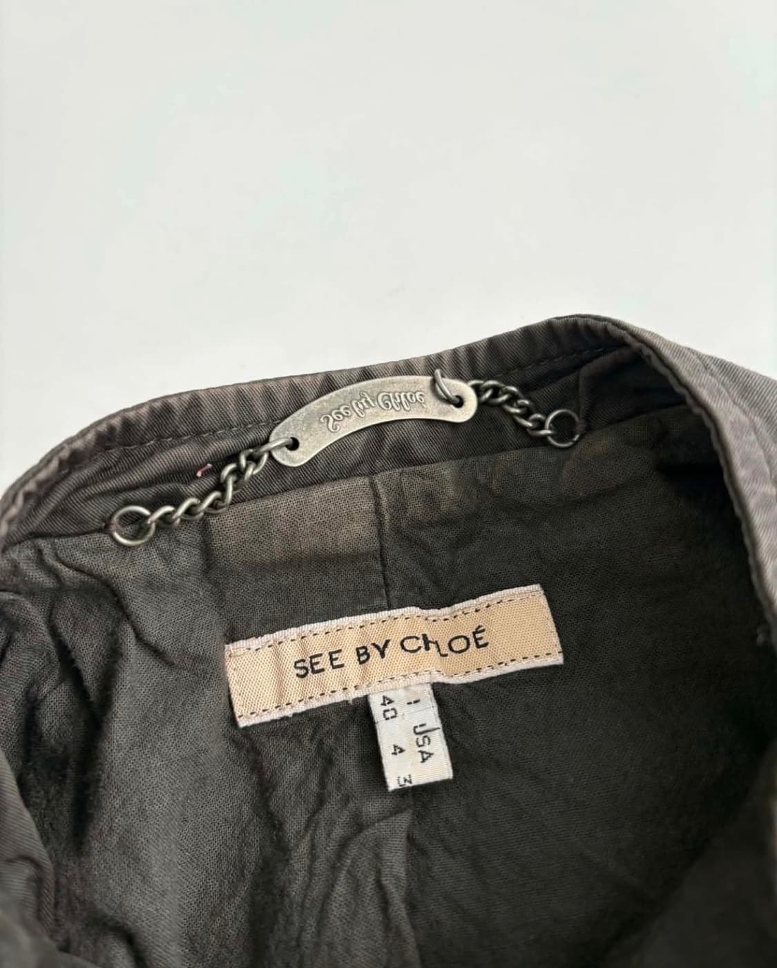 See by chloe 스냅 코튼 자켓 상품이미지4