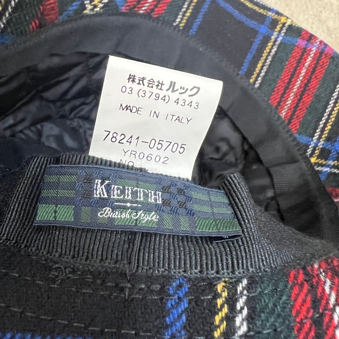 Keith 체크 울 버킷햇 상품이미지5