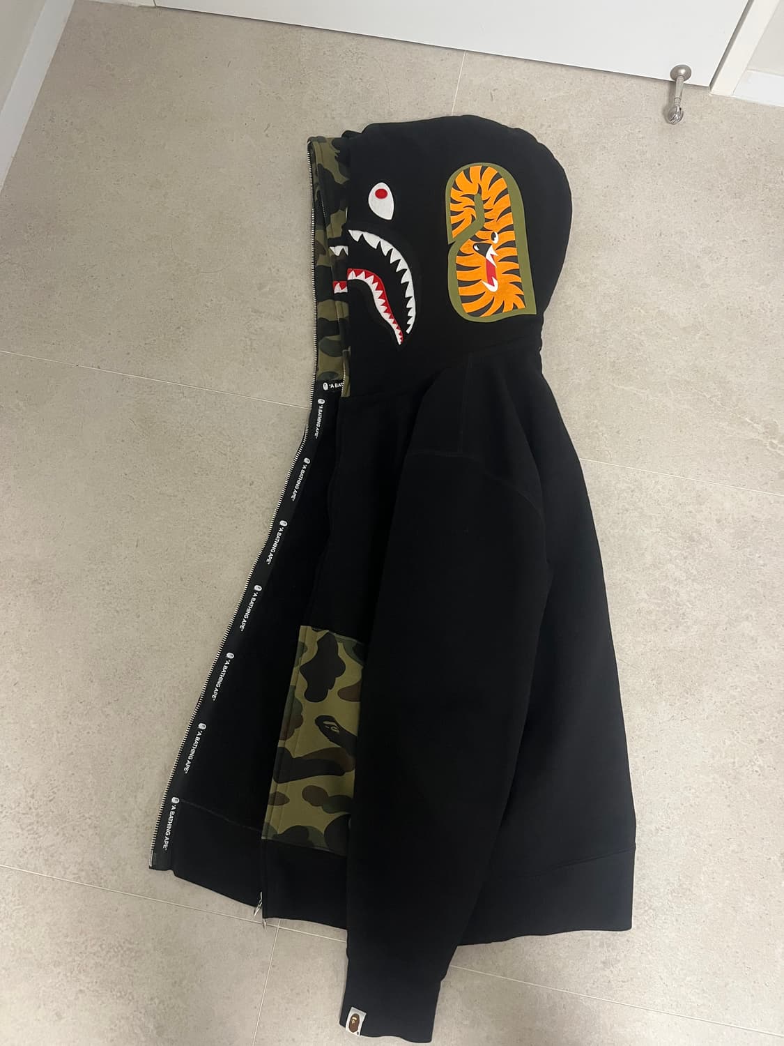 베이프 더블 후드집업 상품이미지3