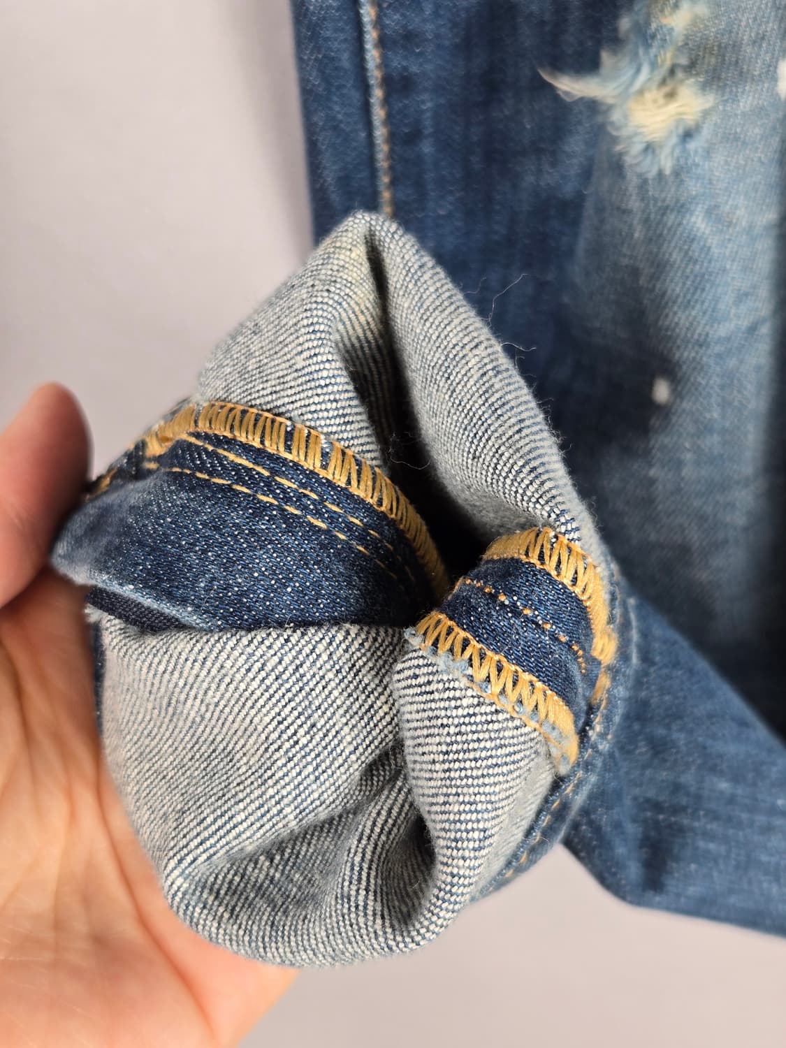 [무료배송]디스퀘어드2 여성 36 스판 밑단 지퍼 스키니 청바지 정품 상품이미지8