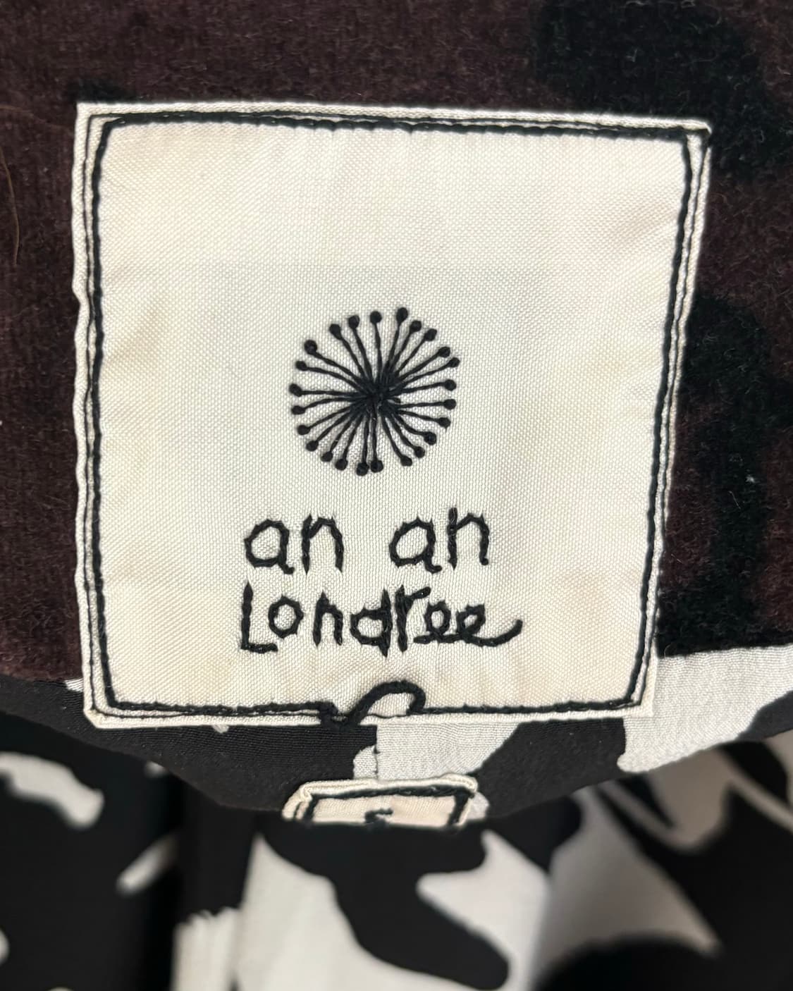 안안 런드리 플로럴 패턴 롱 코트 상품이미지7