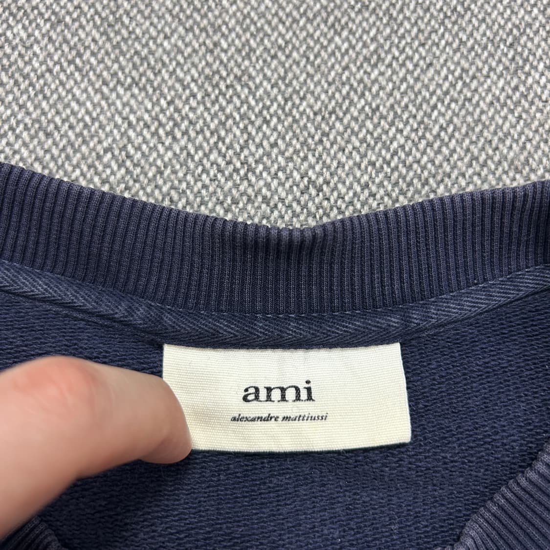 아미 스몰하트 크루넥 맨투맨(L) 상품이미지2