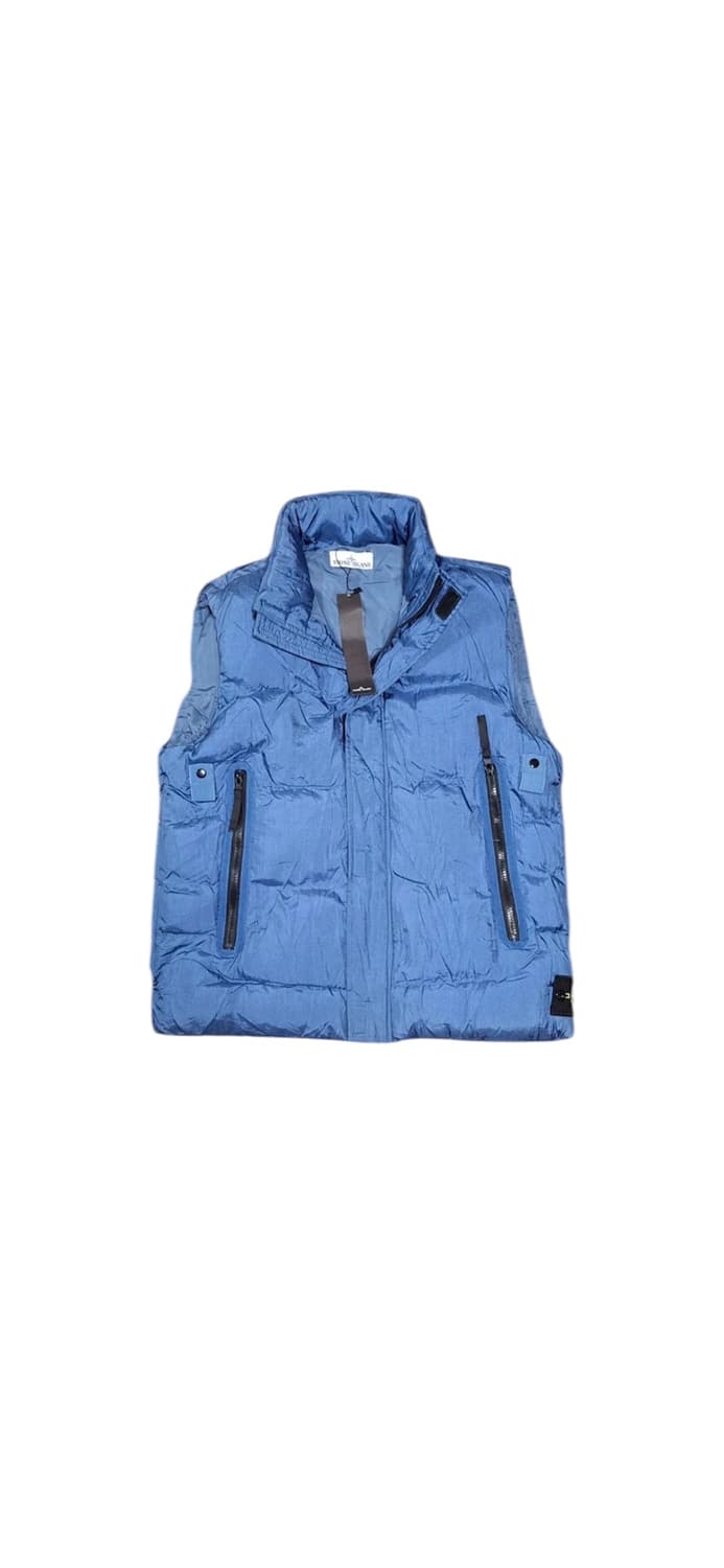 스톤아일랜드 패딩 베스트 블루 새상품 상품이미지1