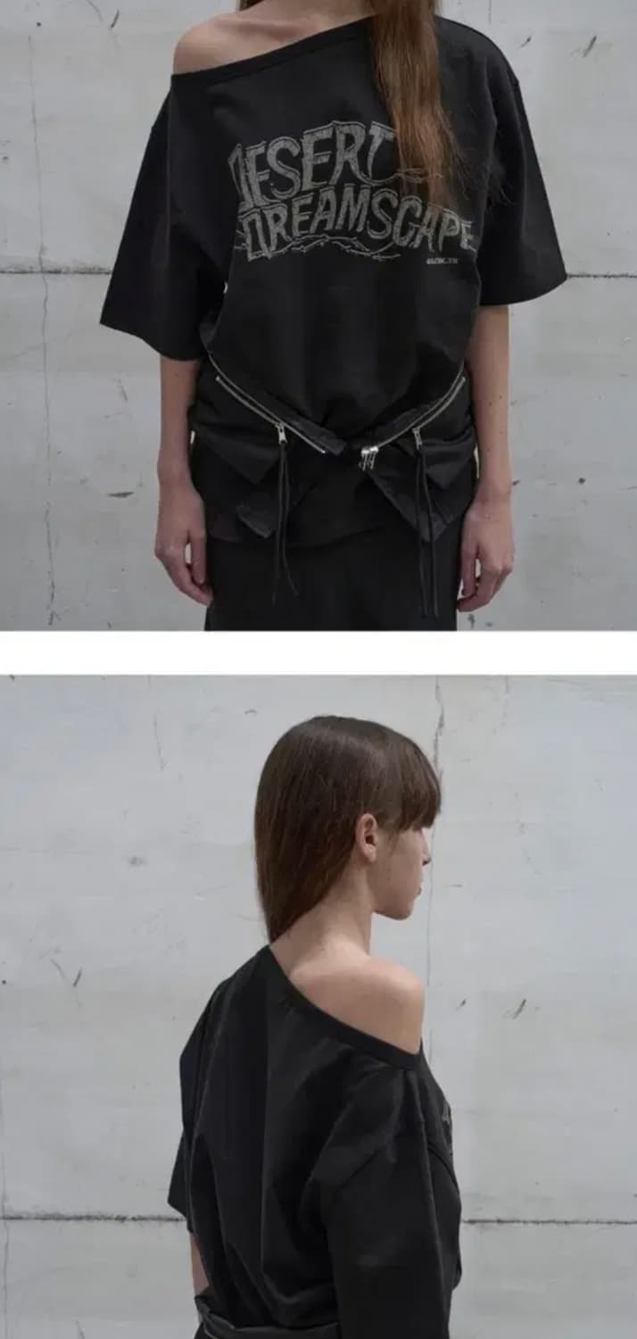 운포/ LCDC 반팔 (BLACK/ one size) 상품이미지2