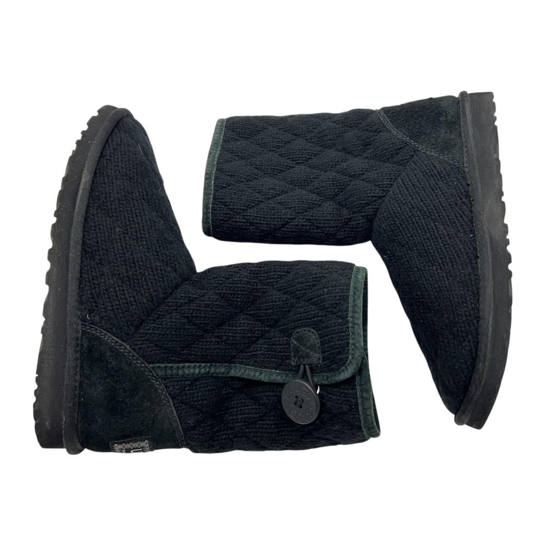 240 W 어그 퀄팅 니트 부츠 블랙 상품이미지2