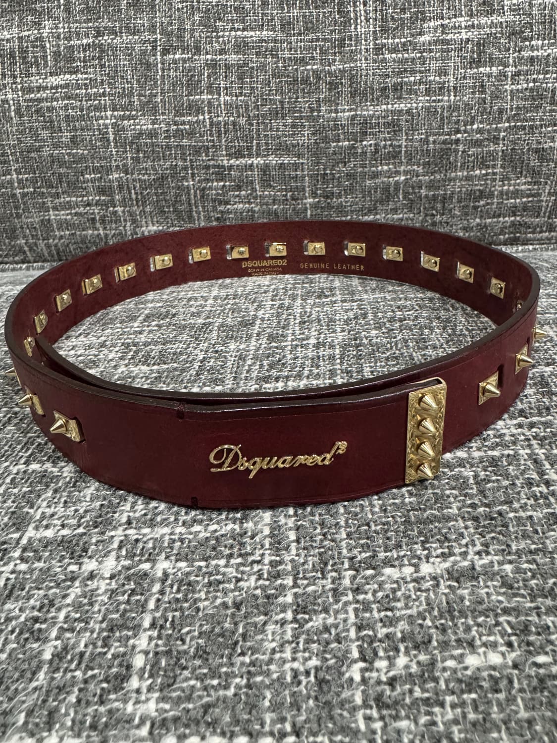 Dsquared2 디스퀘어드 스터드 가죽 벨트 24 상품이미지2