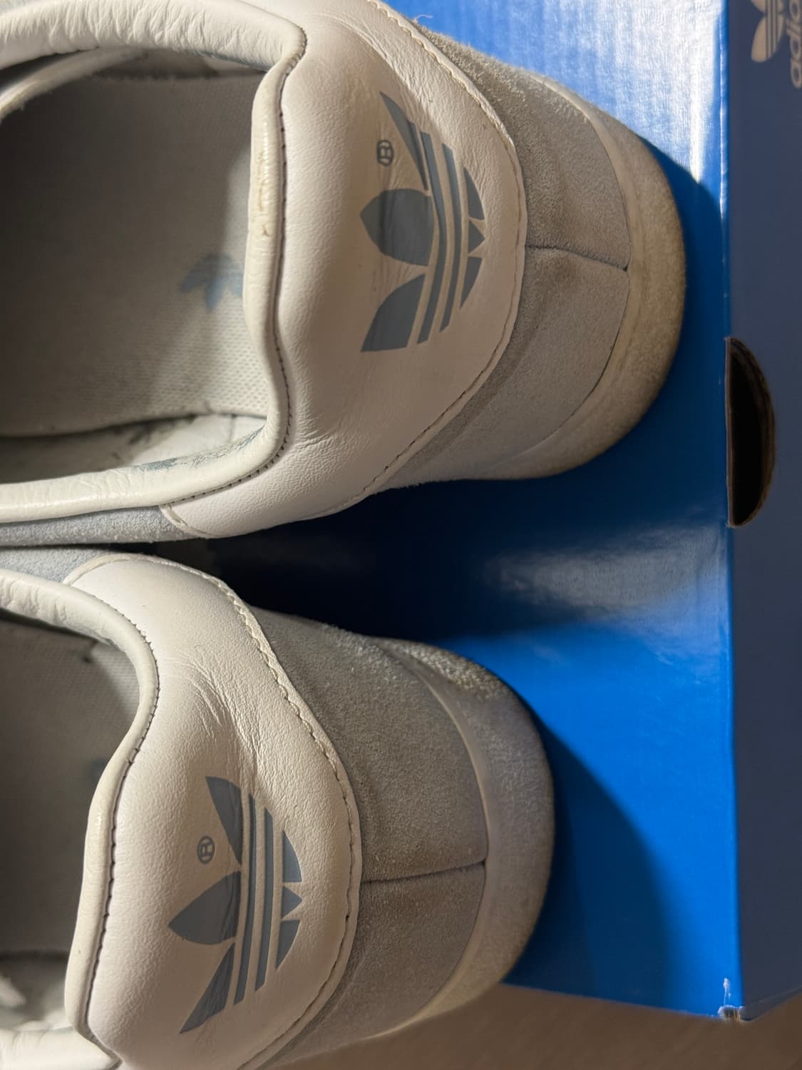 아디다스 가젤 85 / 265mm / 클리어 스카이 / 화이트 / 골드  상품이미지3