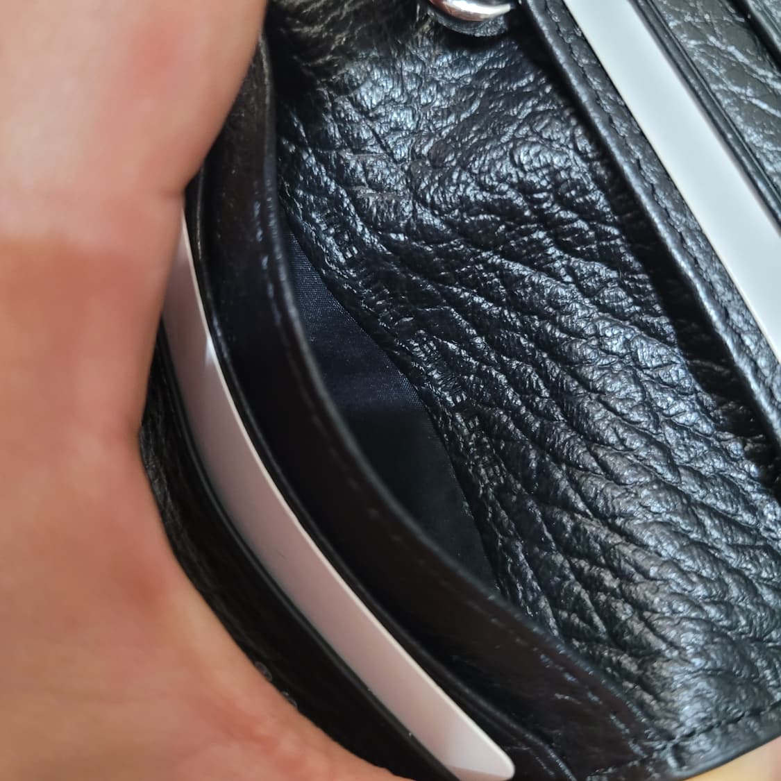 정품 마르지엘라 블랙 카드지갑 키링 풀박스 상품이미지8