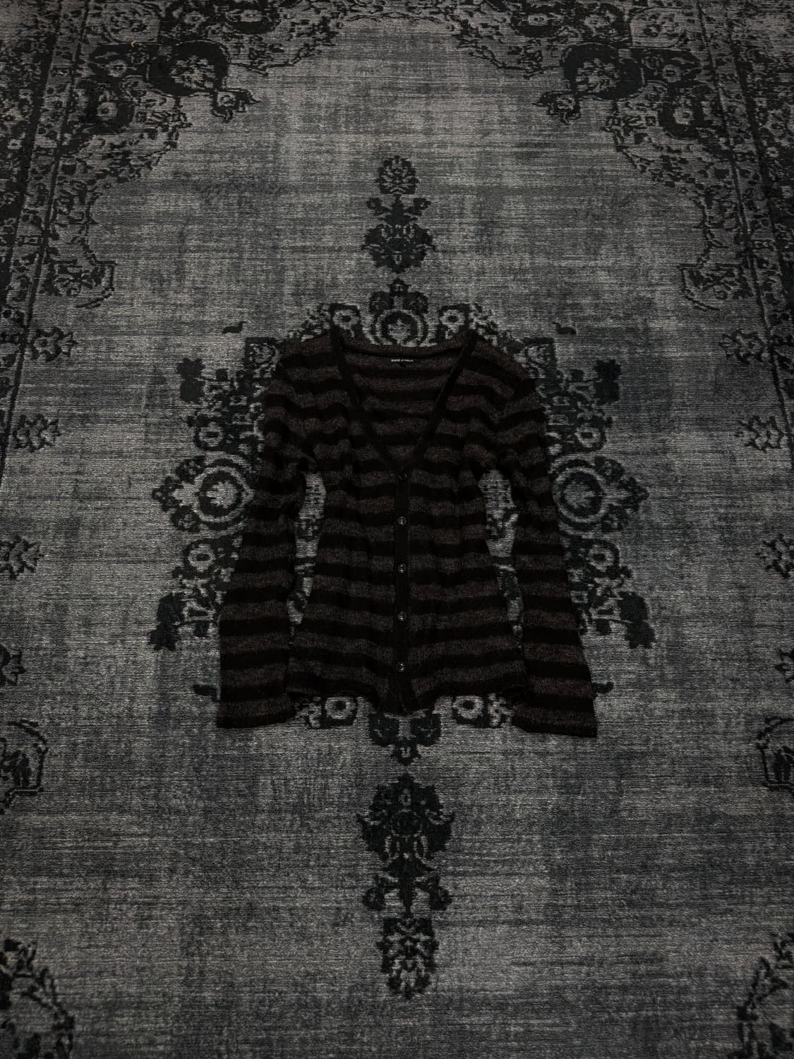 Shellac shadow stripe cardigan 상품이미지1