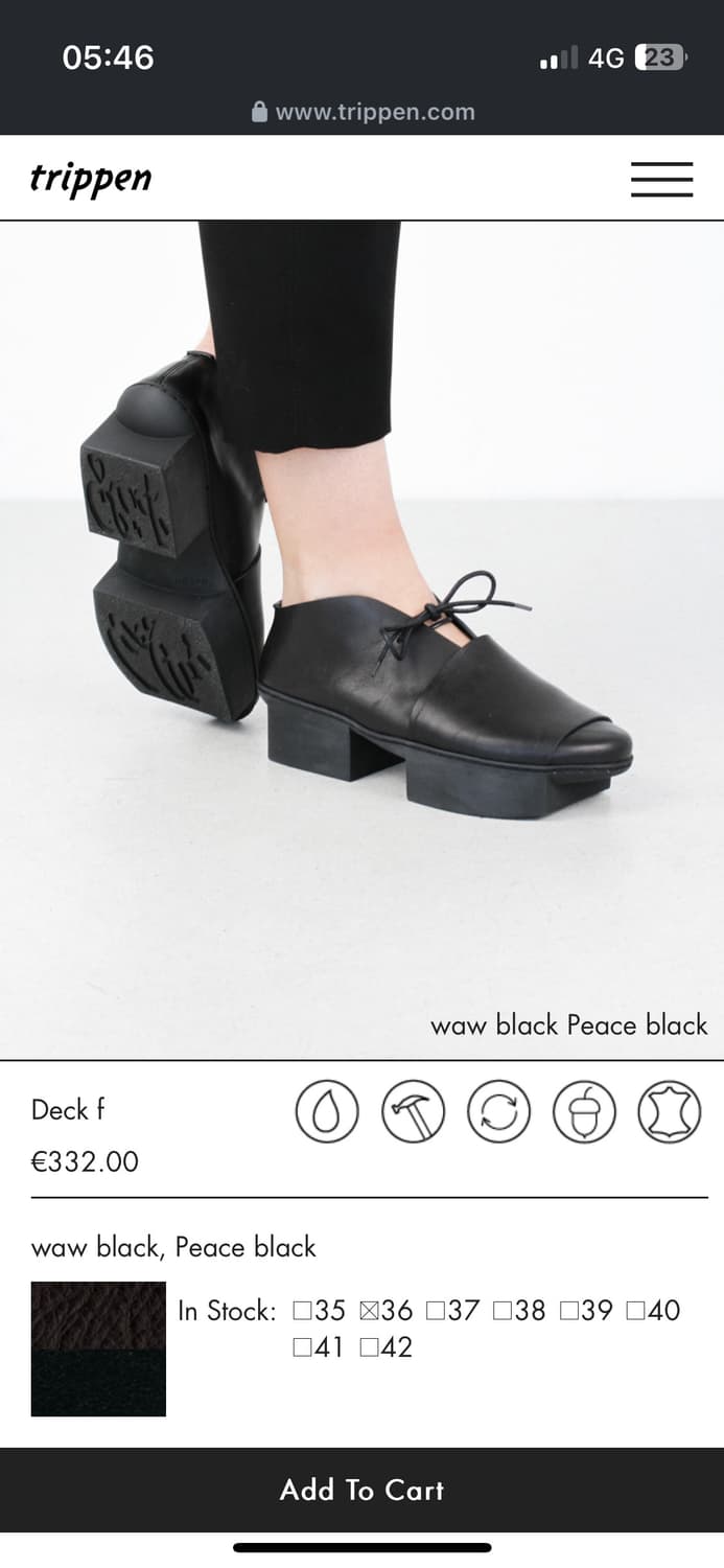 Trippen deck f 슈즈 (베를린) 상품이미지2