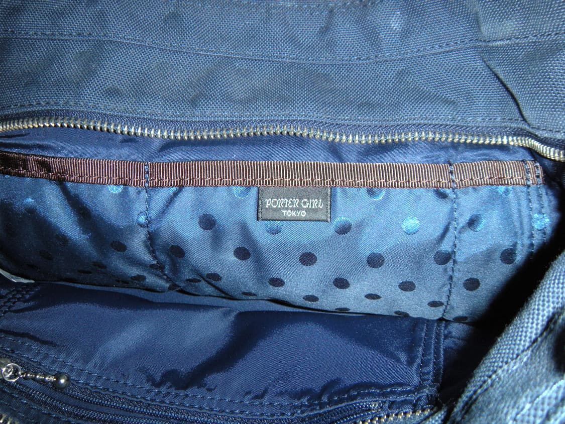 요시다포터 도트백 네이비 상품이미지3