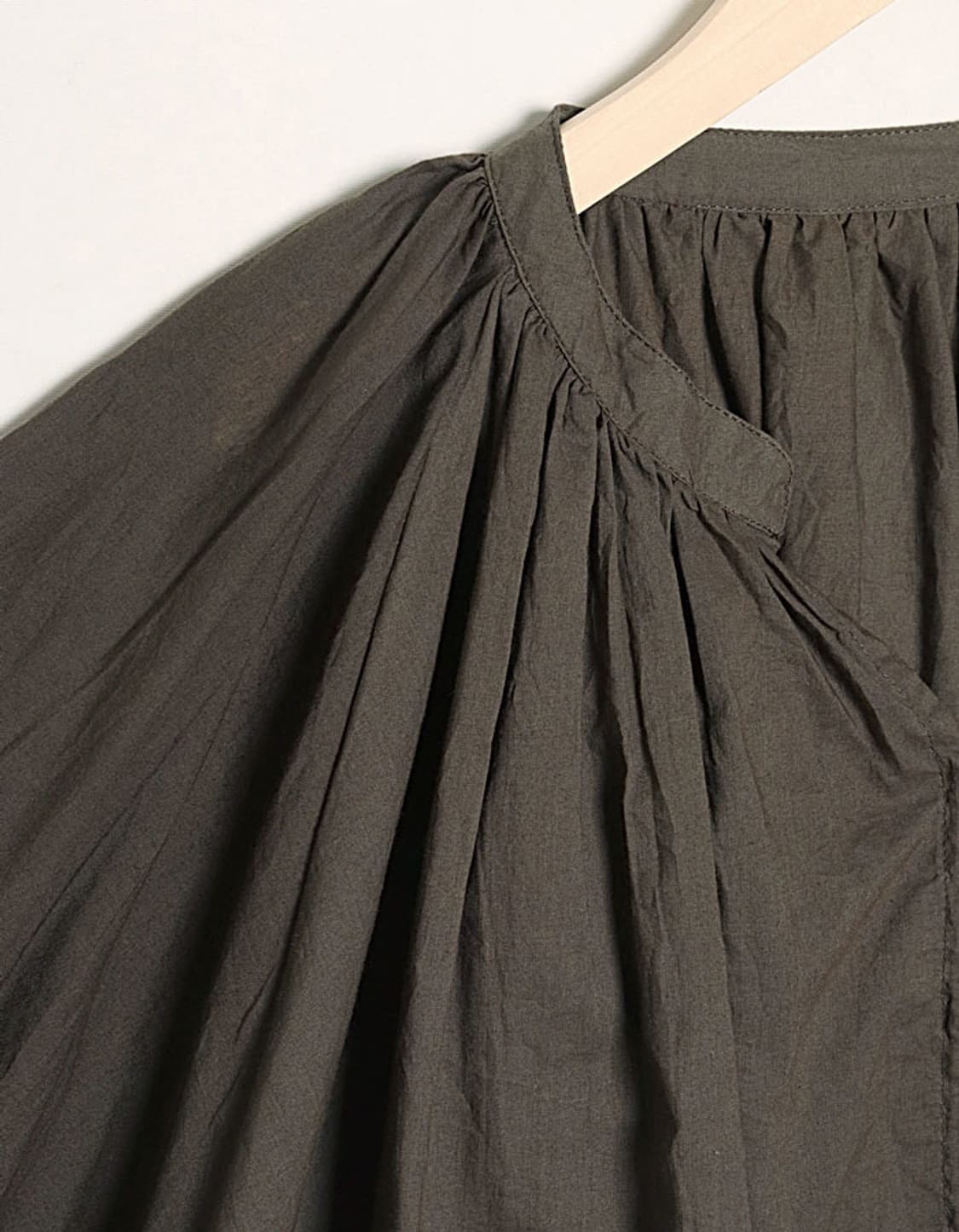 Non Gather Bolero Tunic Shirts 상품이미지4