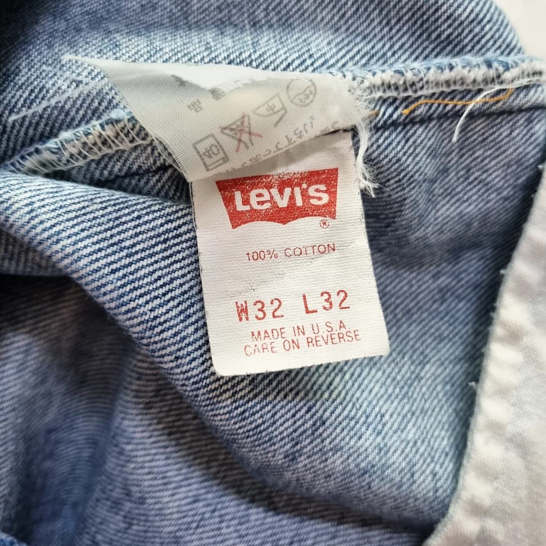90s USA Levis 505 Cut Edge 32/30 상품이미지4