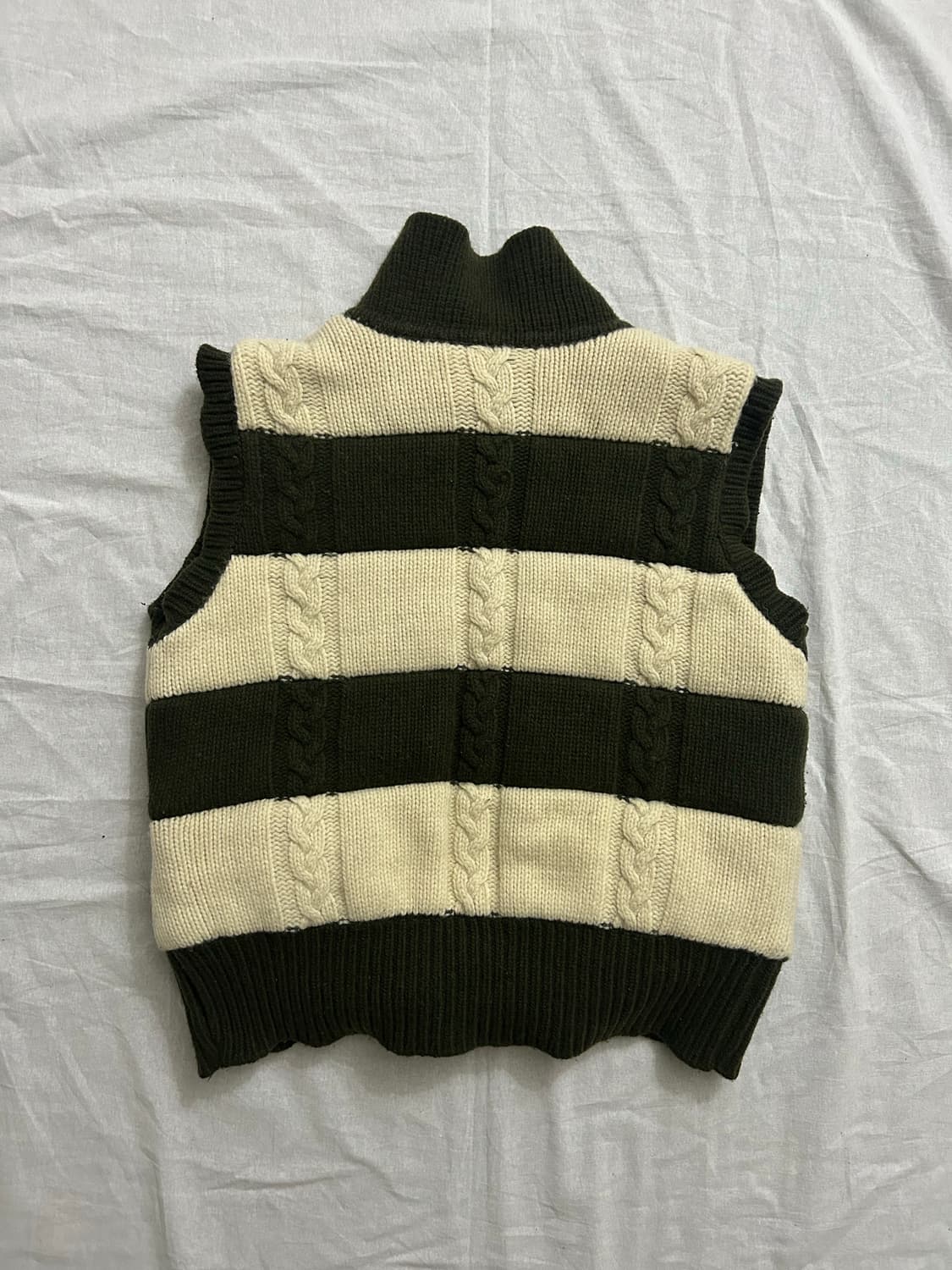 JPN VTG 케이블 니트 베스트 상품이미지5