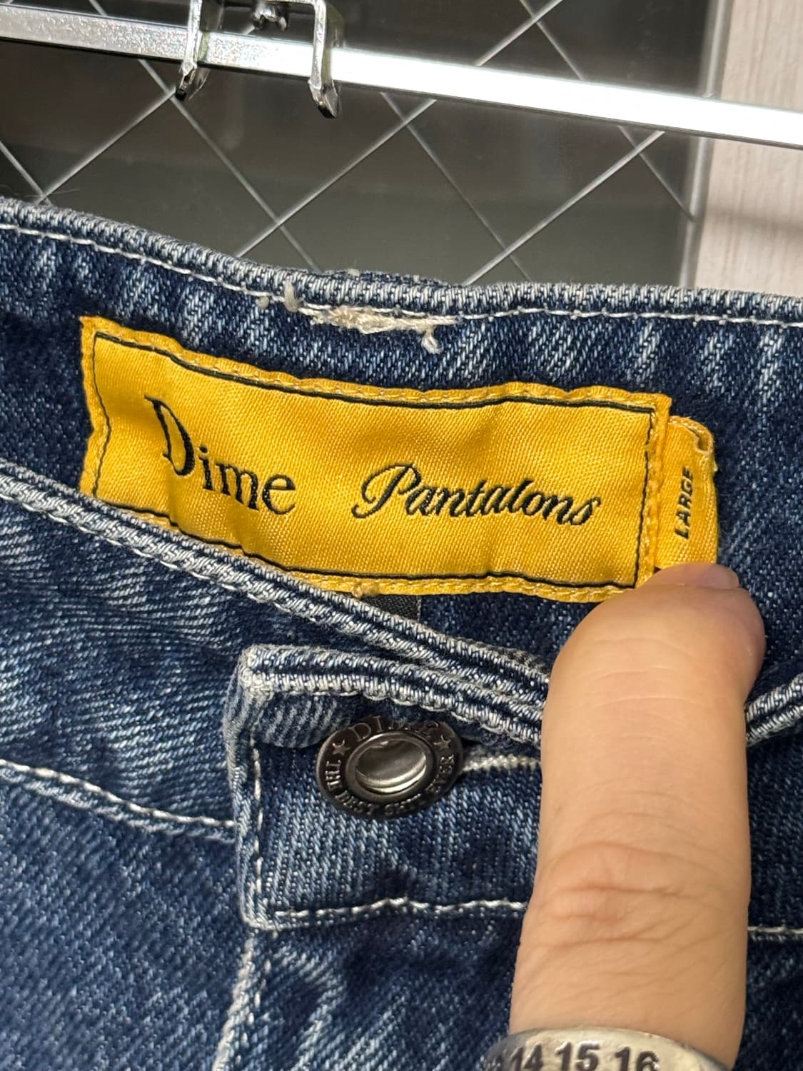 [L] 다임 클래식 배기 데님 워시드 상품이미지6