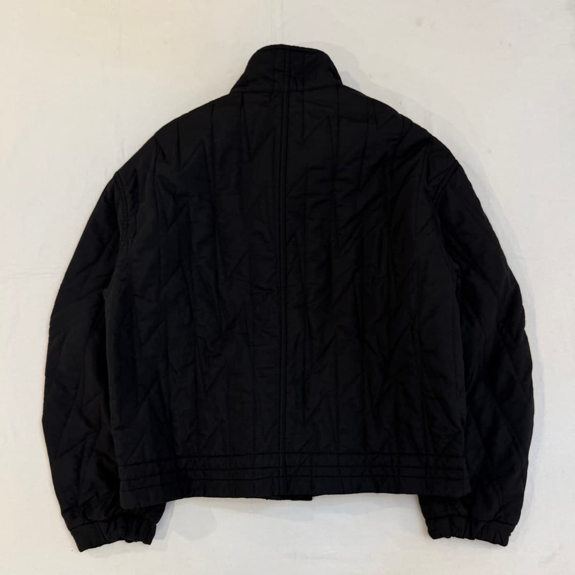 언어펙티드 퀼티드 블루종 퀼팅자켓 블랙 상품이미지4