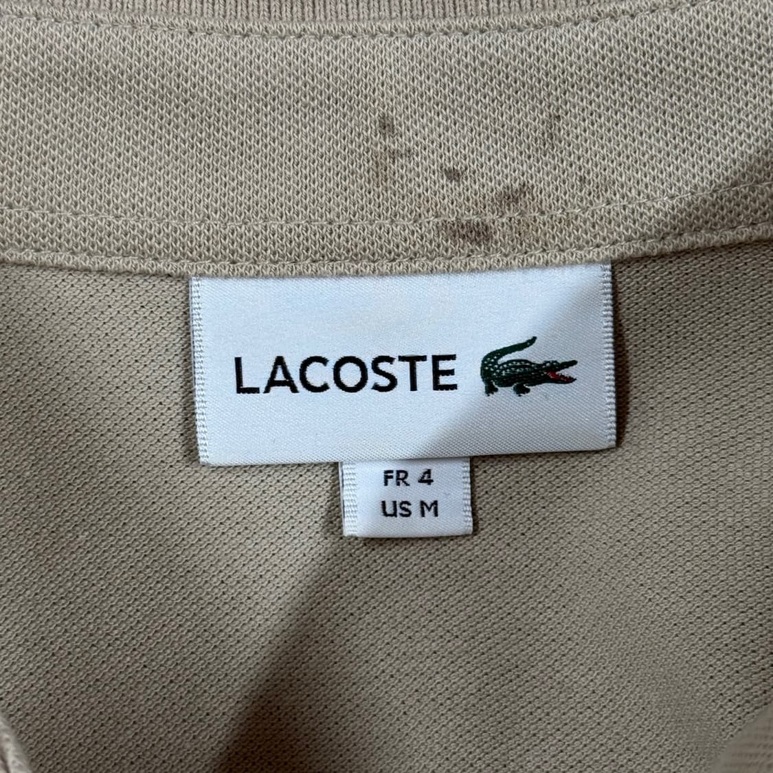 [100] 라코스테 코튼 면 반팔 폴로티셔츠 상품이미지5