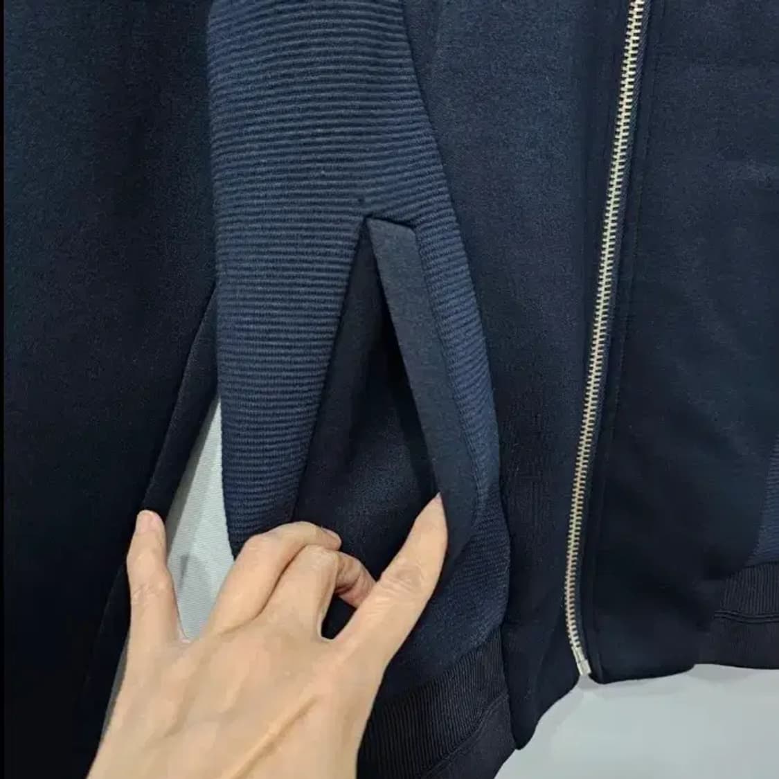 시스템옴므 백프린팅 블루종 자켓 95 상품이미지10