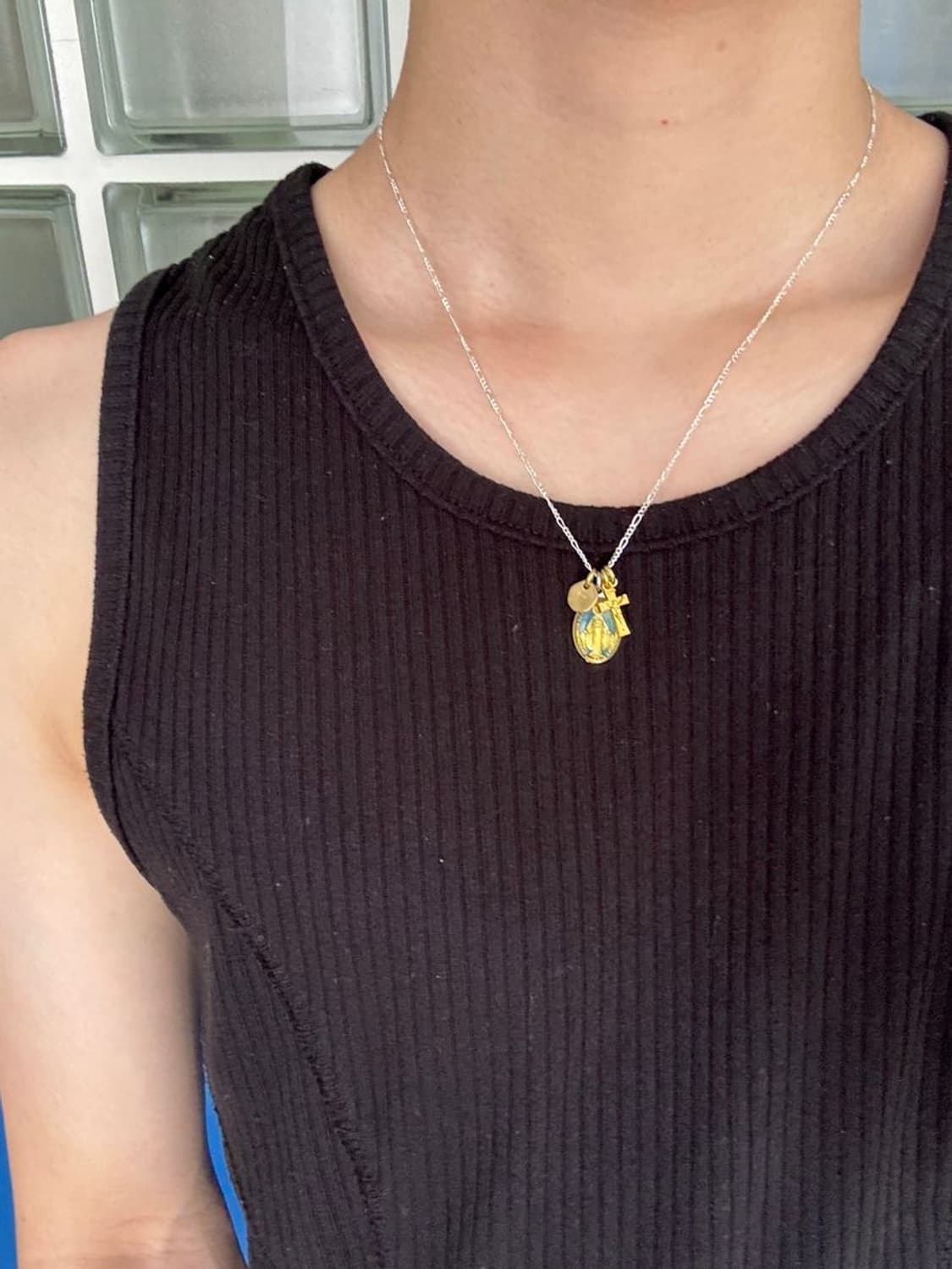 MEDAILLE MIX NECKLACE 메달리 믹스 목걸이 상품이미지1