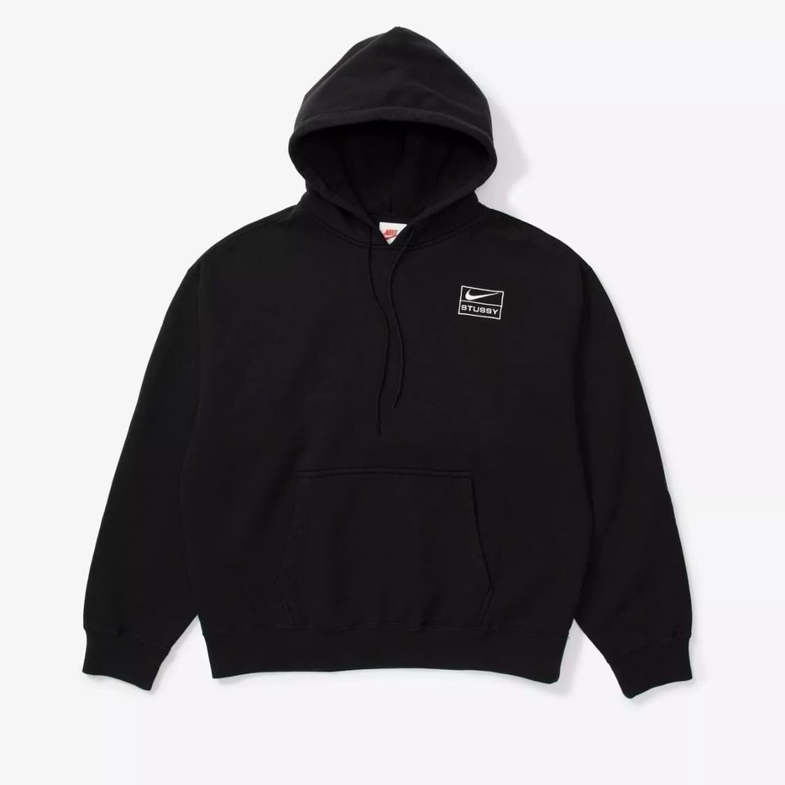 나이키 x 스투시 NRG RA 워시드 풀오버 후드티 블랙 L 상품이미지2