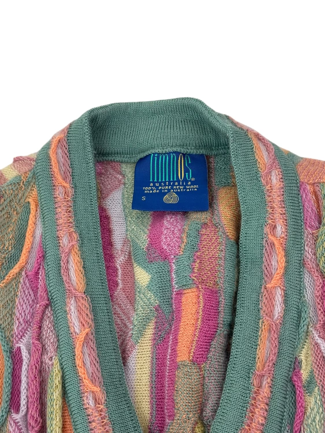 림노스 핑크 케이블 니트 가디건 상품이미지7