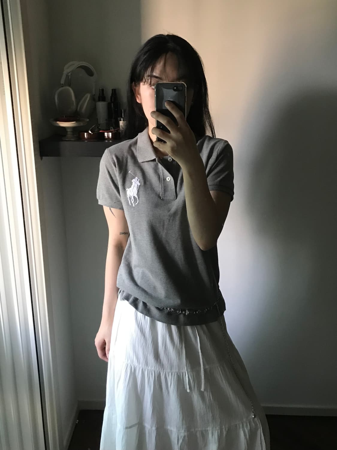 폴로 랄프로렌 빅 포니 그레이 여성용 카라티  상품이미지2