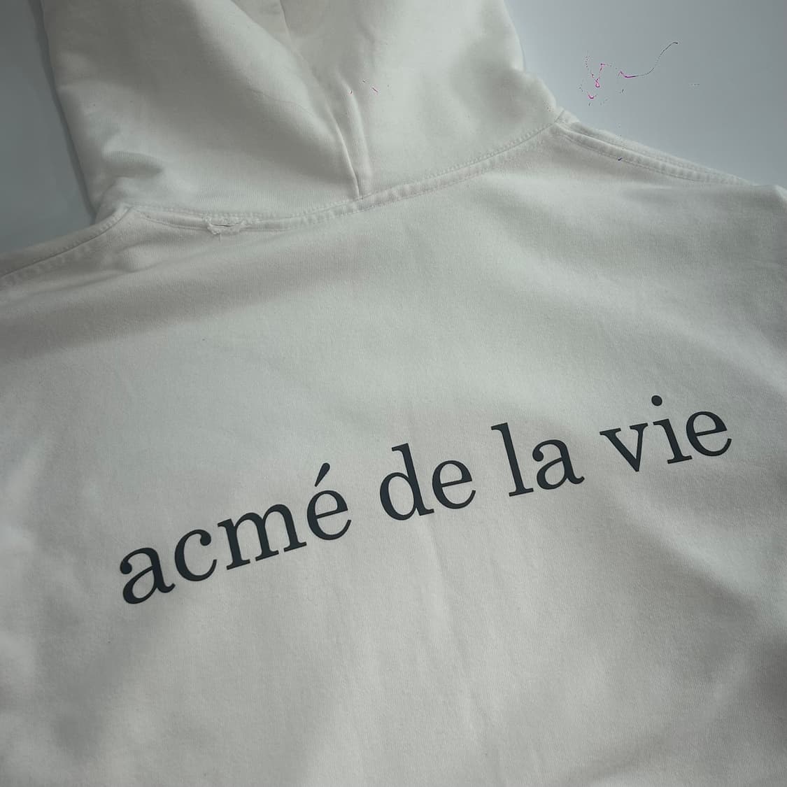 Acme de la vie 아크메드라비 화이트 후드티 상품이미지6