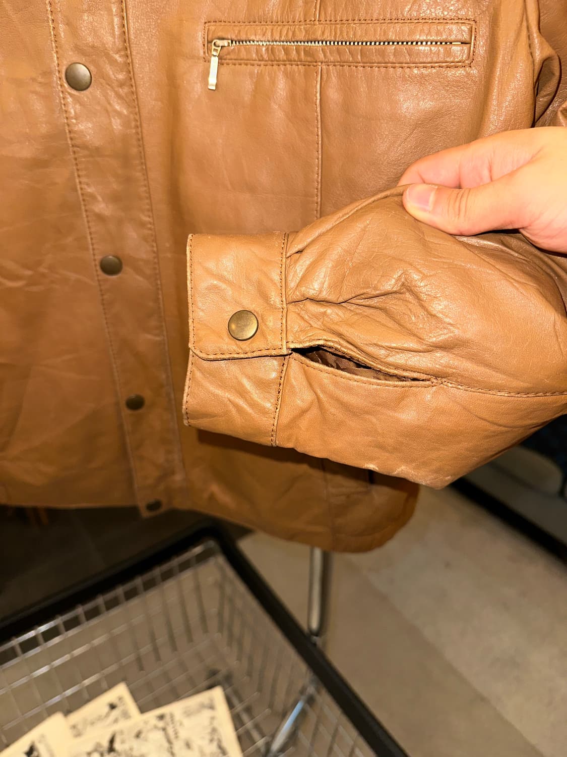90’s Japanese cow-leather aging tap JK 상품이미지9