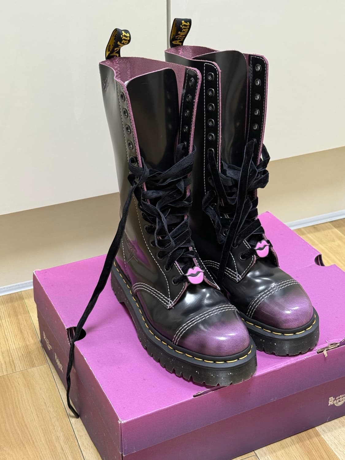 닥터마틴X브라츠 14홀 부츠 UK5 상품이미지4