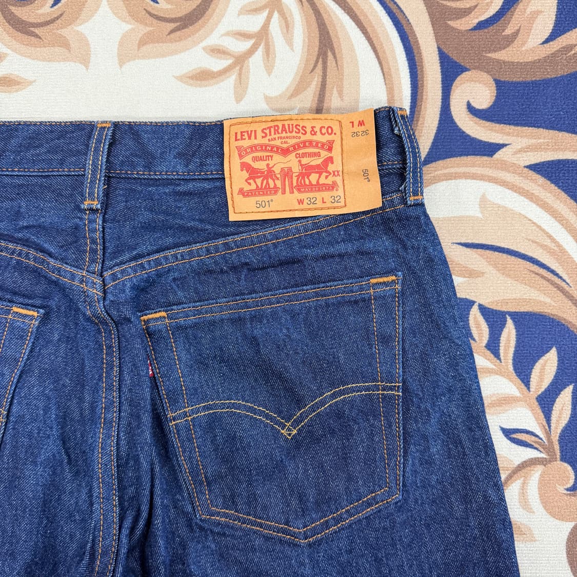 (30)리바이스  Levis 501 진청 데님팬 상품이미지2