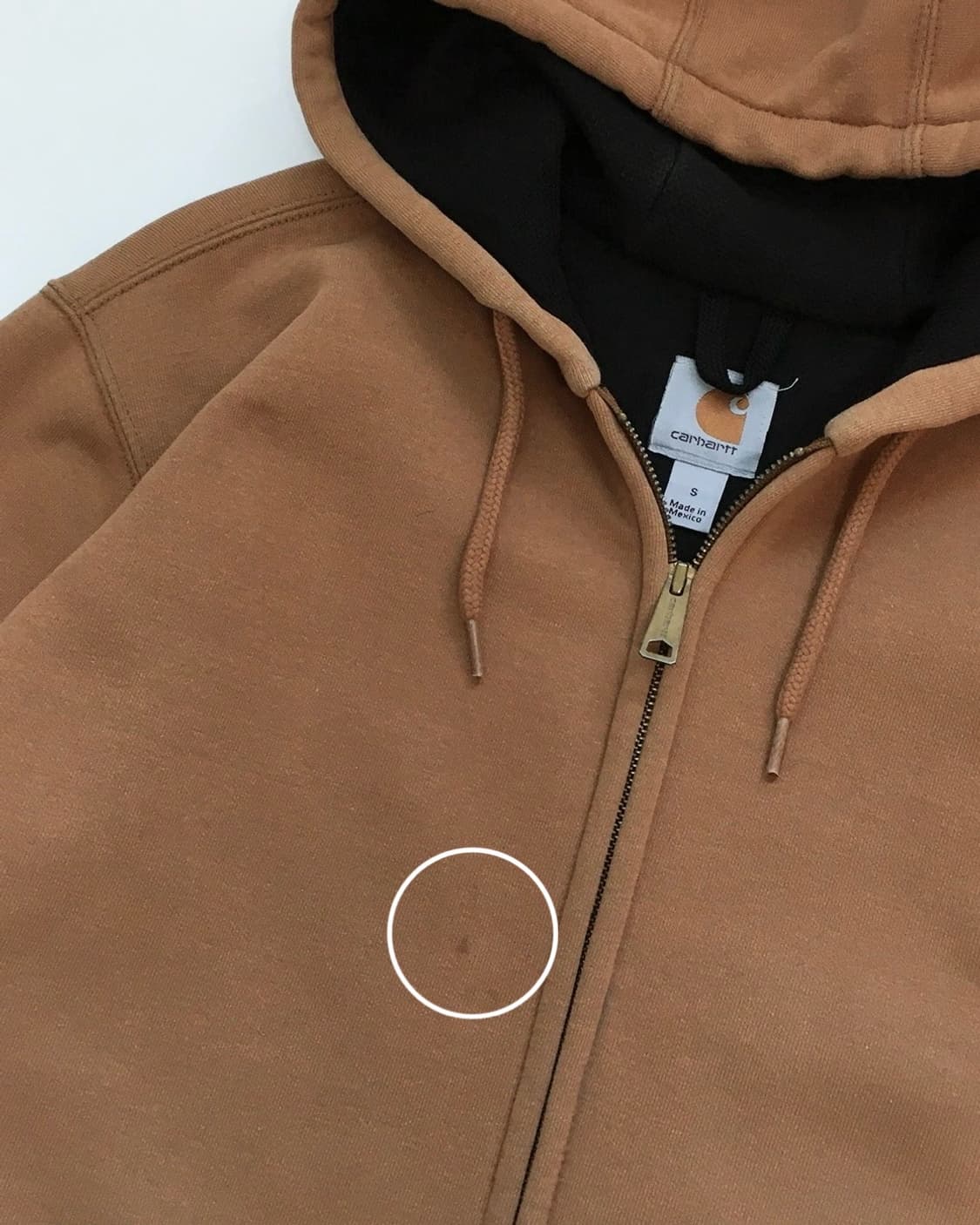 Carhartt 칼하트 카멜브라운 후드집업 상품이미지9