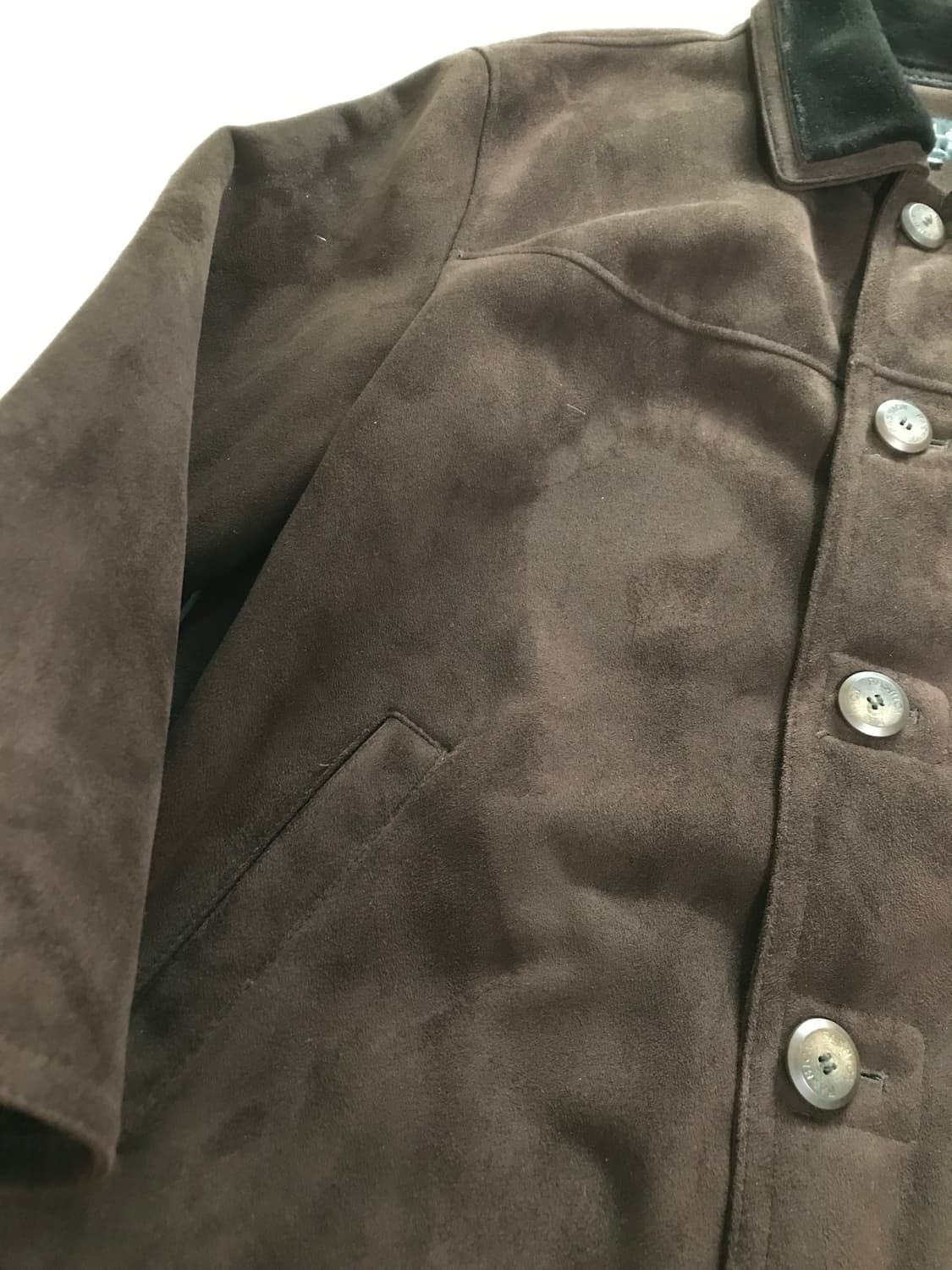 빈티지 스웨이드 하프코트 상품이미지3