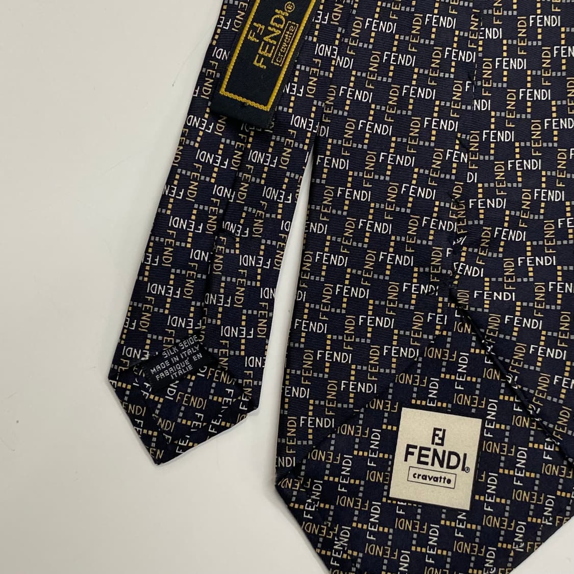 펜디 (FENDI) 영문 모노그램 정품 명품 넥타이 상품이미지6