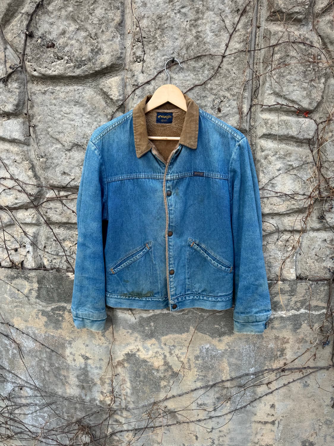 80s 랭글러 빈티지 기묘한이야기 조나단 쉐르파 데님 자켓 상품이미지1