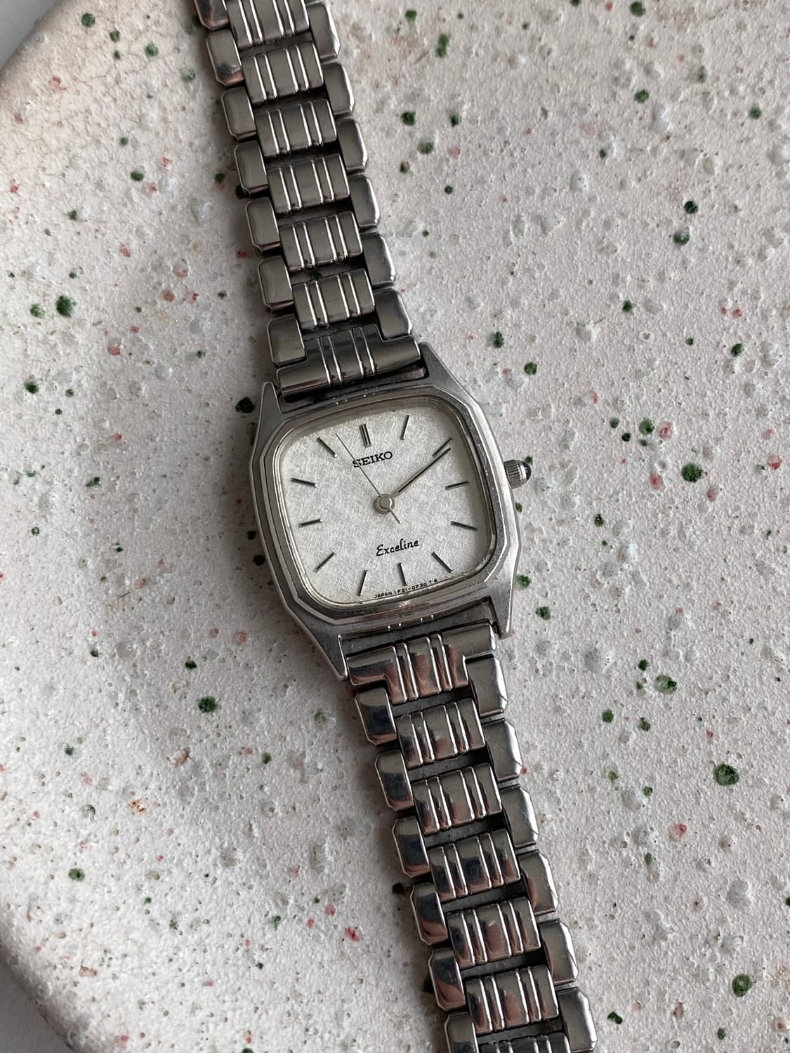 Seiko 세이코 exceline 엑셀린 스노우 스퀘어 쿼츠 상품이미지3