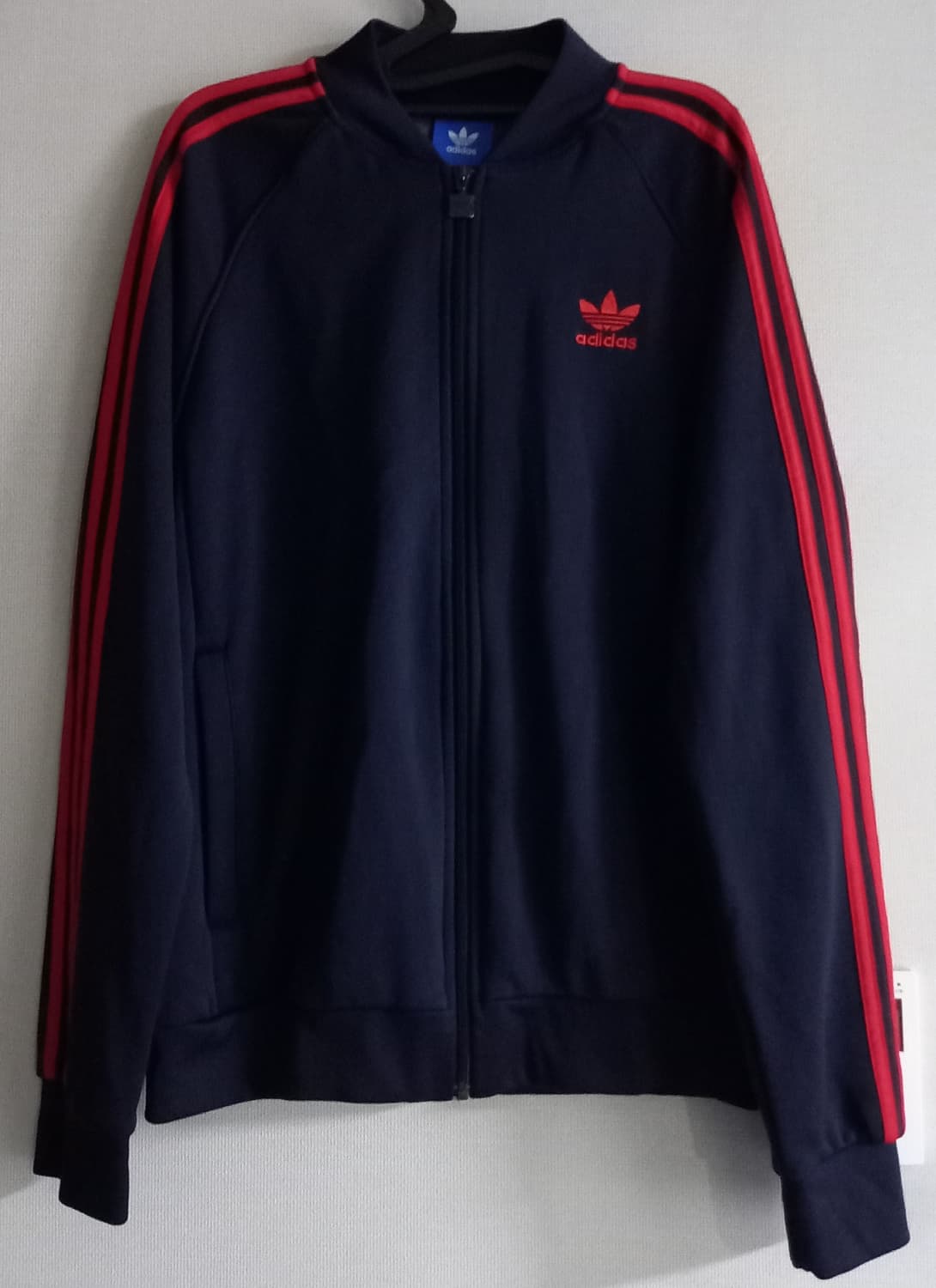 아디다스 네이비 레드 트랙탑 져지집업 100/L 상품이미지1