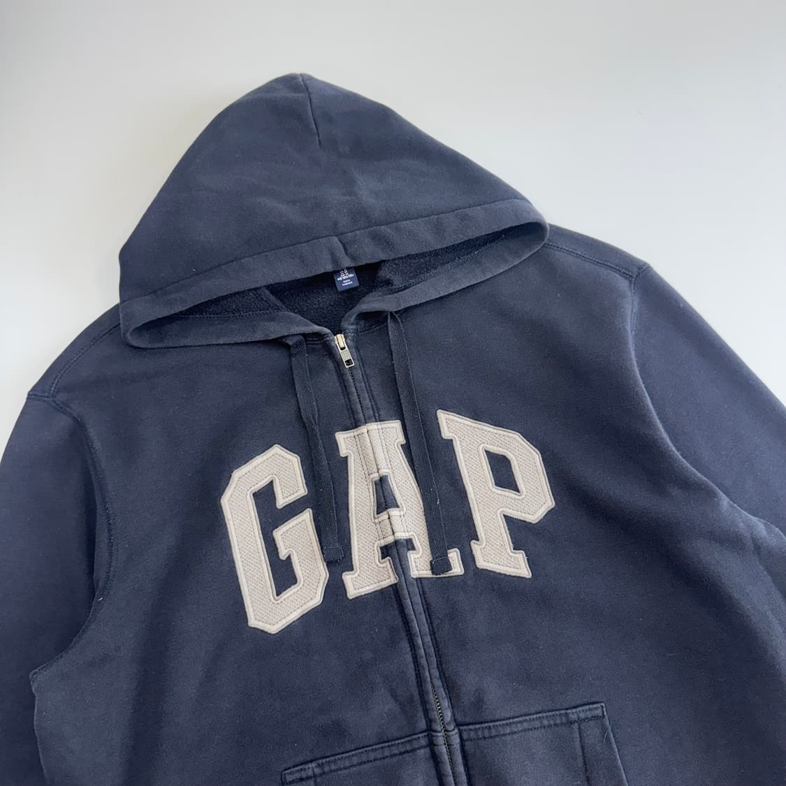 Gap 갭 그레이 로고 네이비 후드집업  상품이미지4