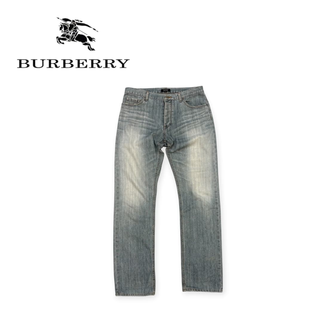 버버리 블랙라벨 워싱 데님팬츠 상품이미지1