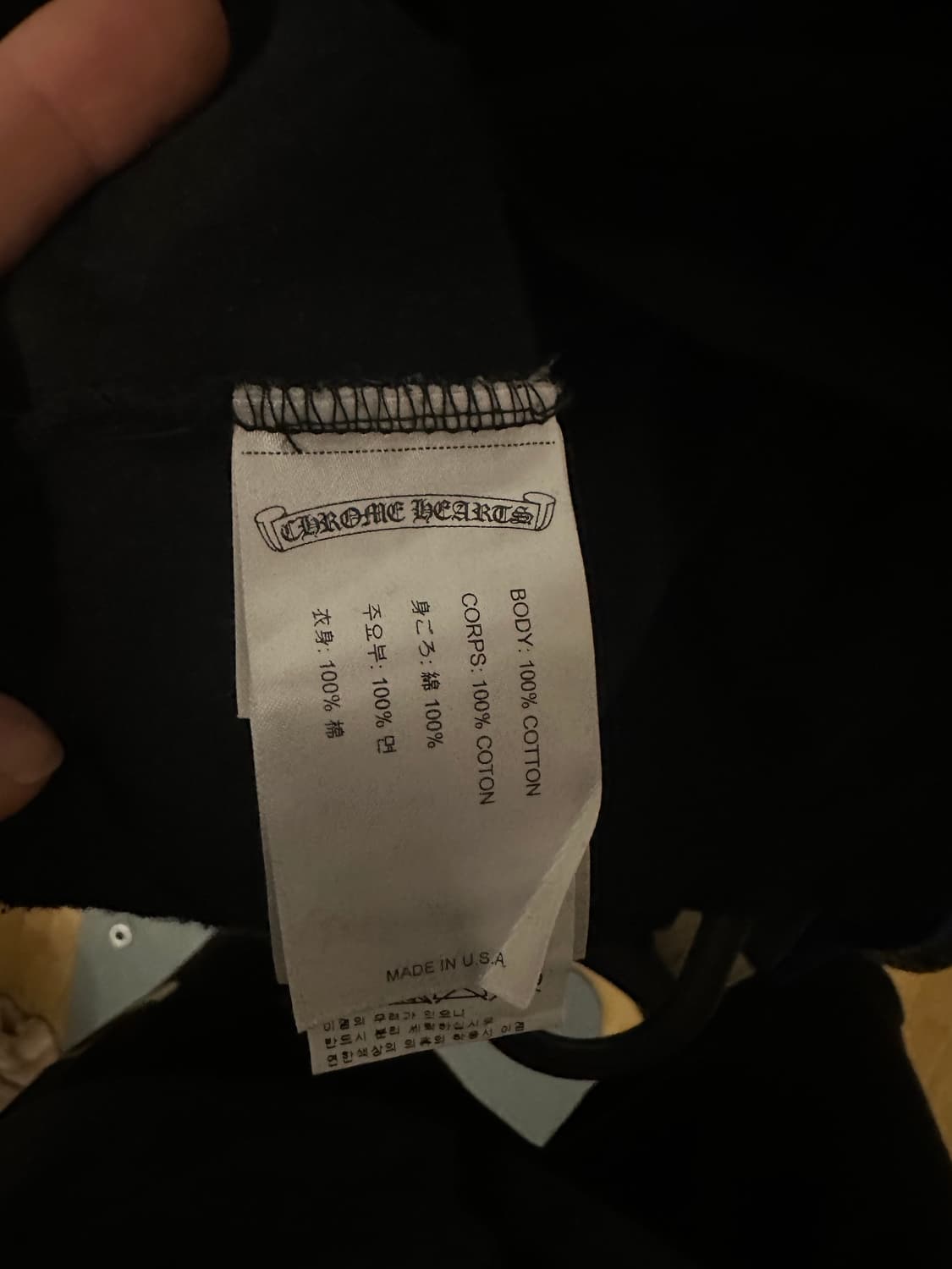 크롬하츠 스크롤 라벨 롱슬리브 L 상품이미지8