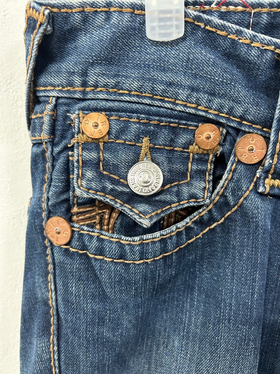 [TRUE RELIGION] 트루릴리전 성조기 스티치 데님 팬츠 상품이미지7