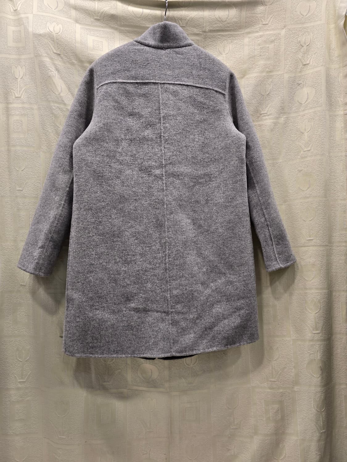 PAT 핸드메이드 여성 모+캐시미어 집업 코트 회색 90(S) 상품이미지6