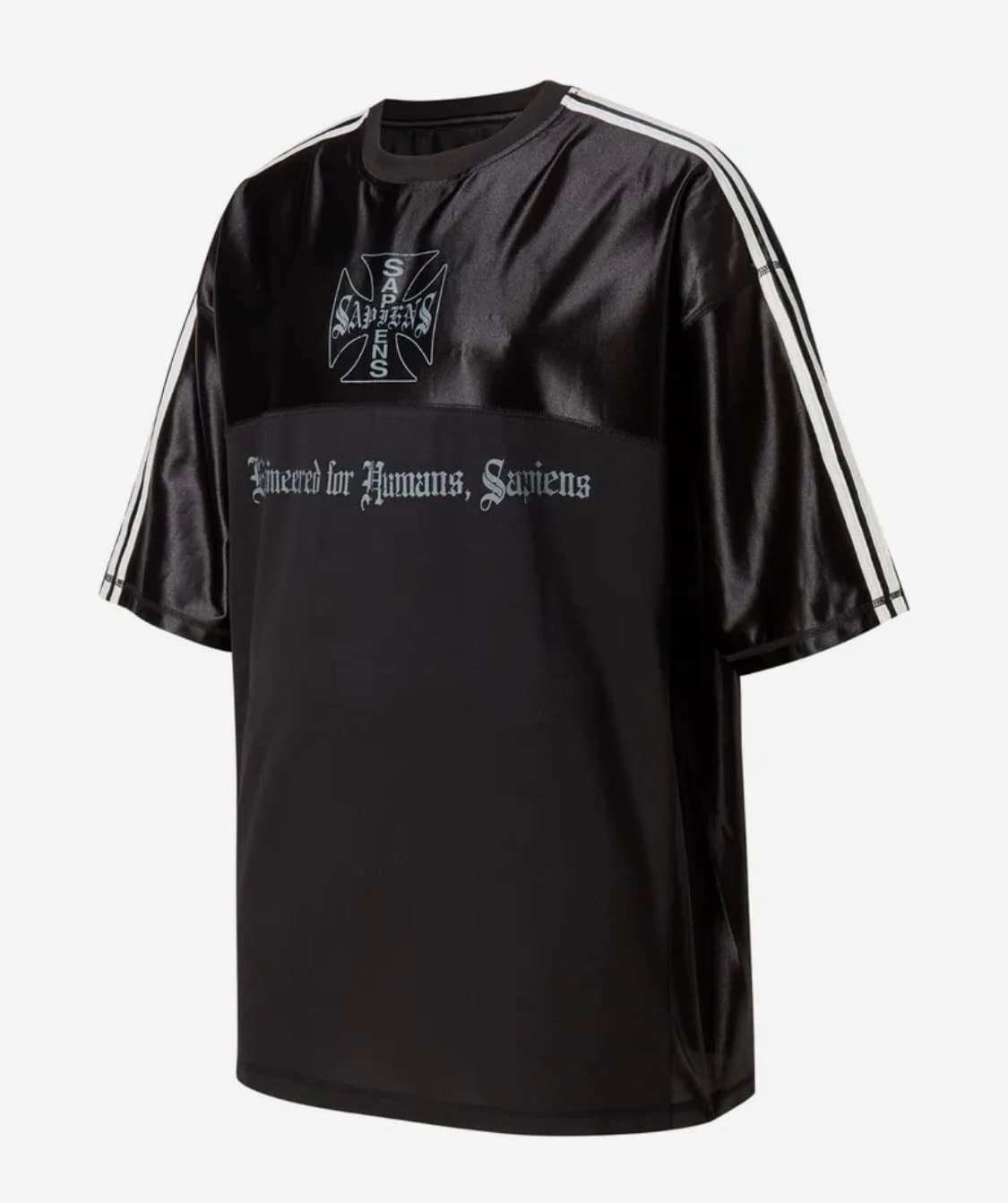 사피엔스 네오 럭비 오버핏 반팔티 블랙 상품이미지1
