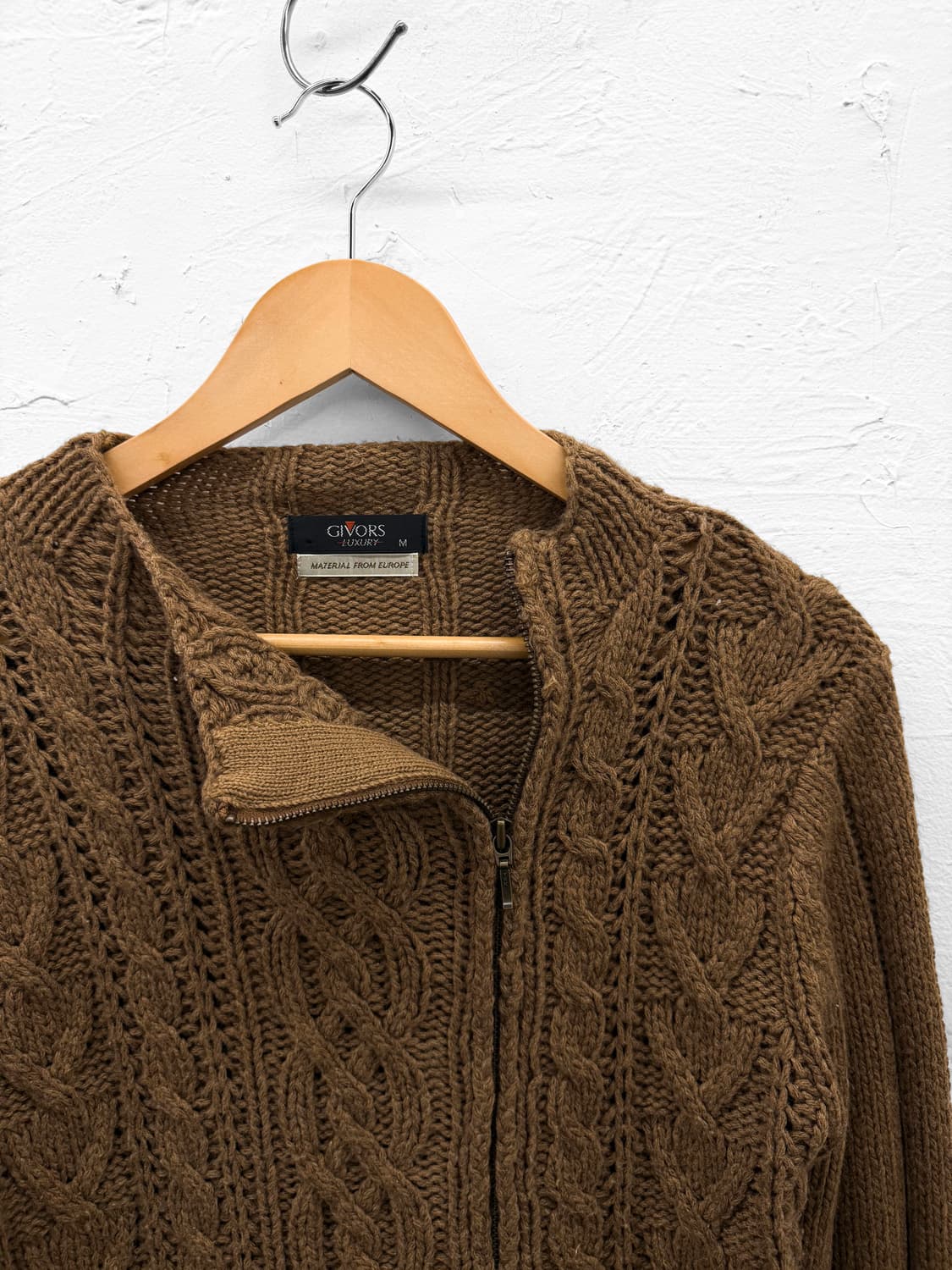 givors 케이블 니트집업 상품이미지3