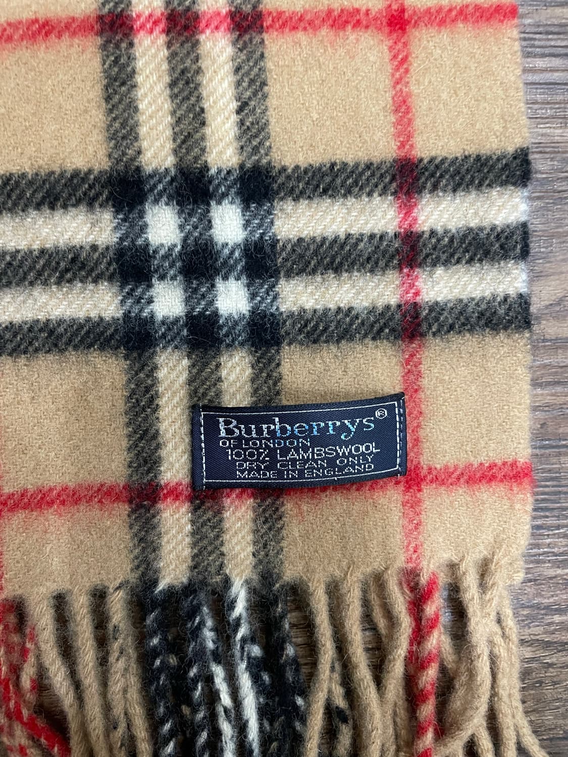 버버리 램스울 노바체크 쁘띠 머플러 목도리 베이지 상품이미지7