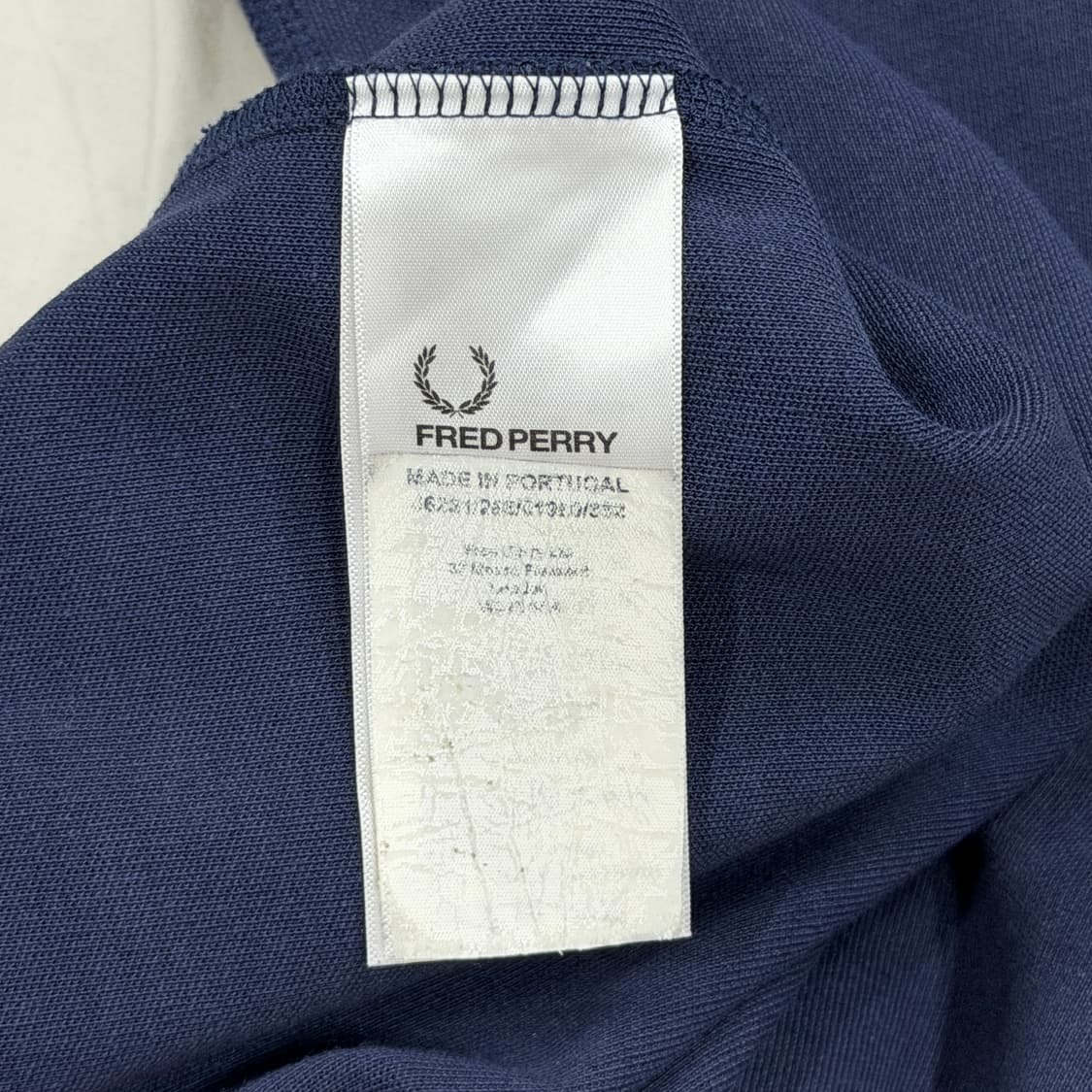 프레드페리 사이드라인 트랙탑 져지 자켓 네이비 L 상품이미지5