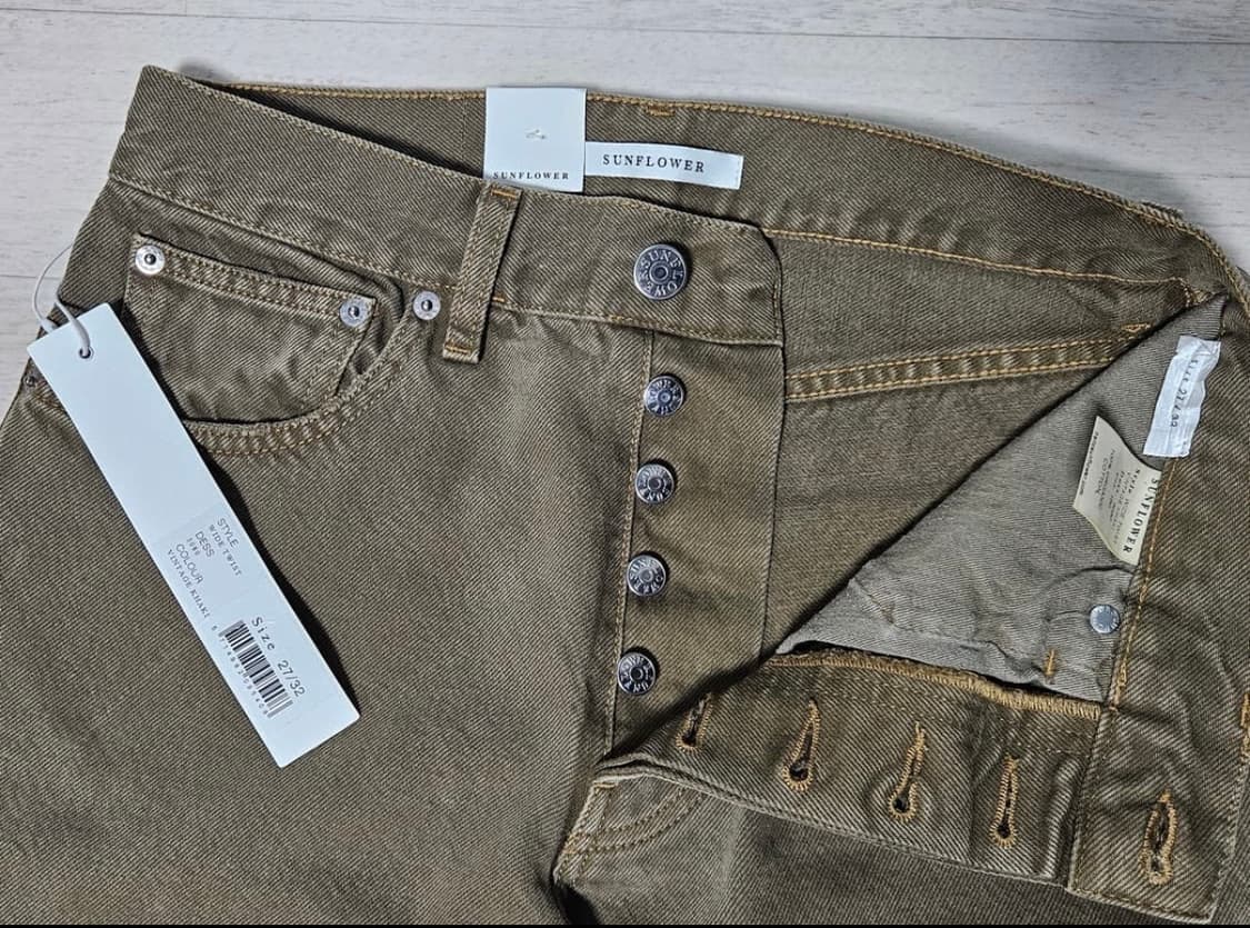 선플라워 와이드트위스트 빈티지카키  상품이미지3