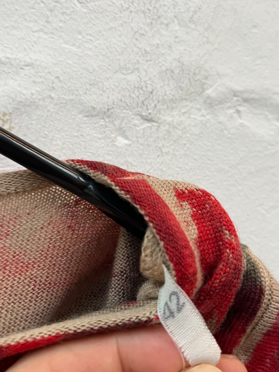 Valentino 로즈 반팔 울 니트 42 상품이미지7