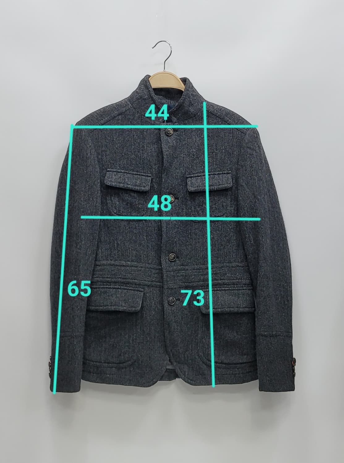 series 시리즈 모 100% 헤링본 자켓 / 남 100 (추천 95) 상품이미지10