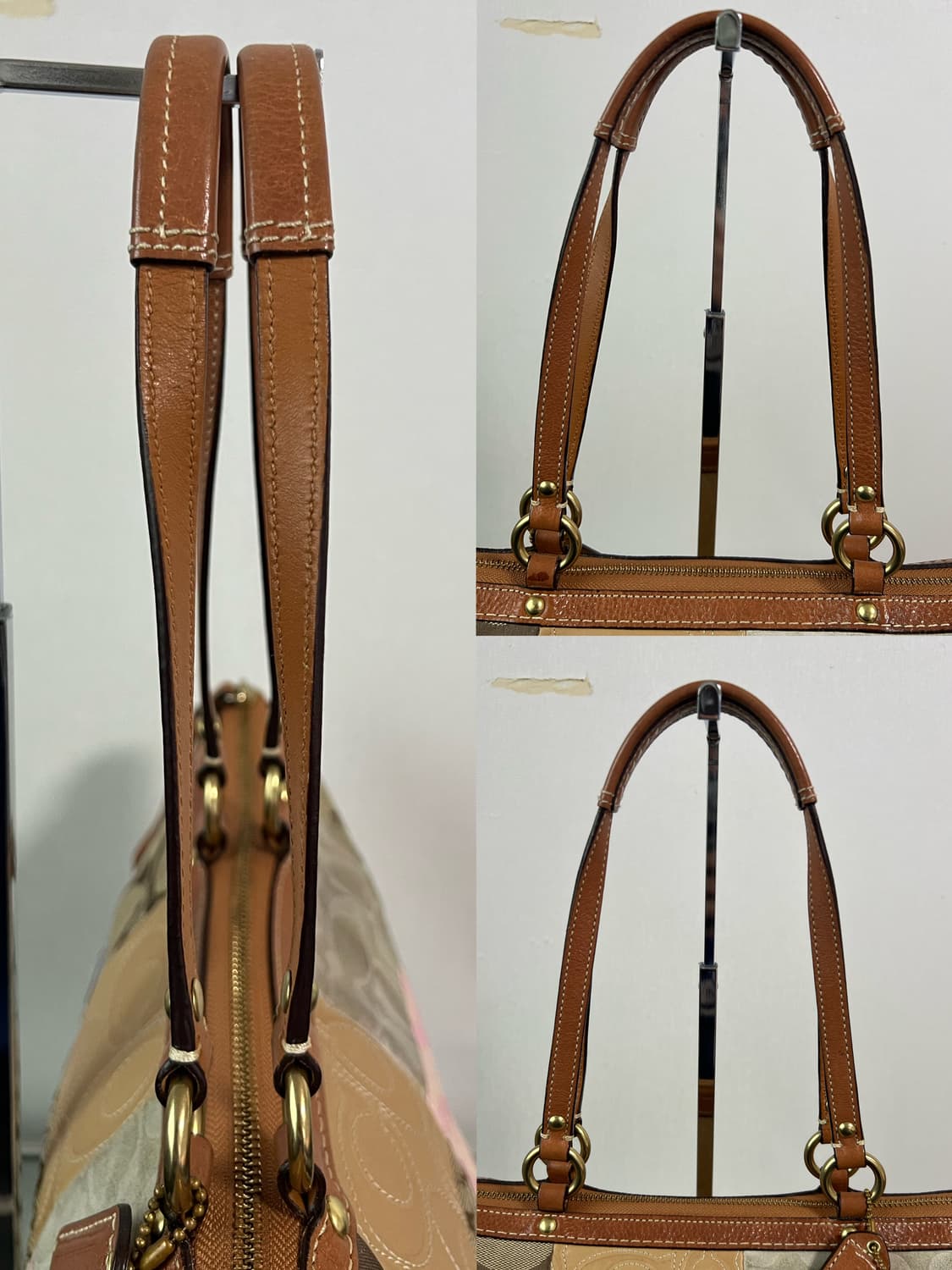 코치 패치워크 토트백 Y2K 상품이미지9